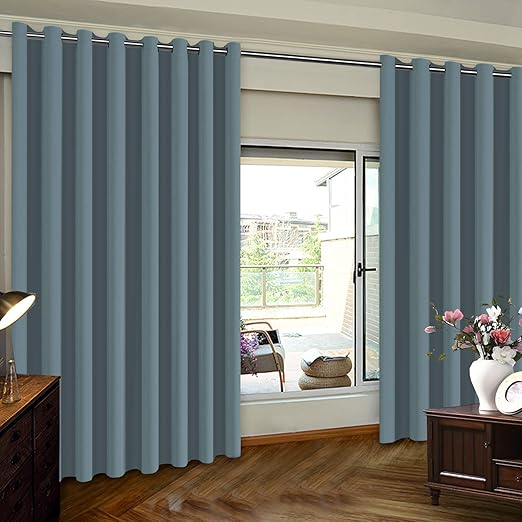 Amazon Com Patio Door Slider Curtains Extra Wide Patio Door