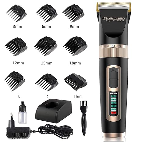 Hair Clippers Cordless Rechargeable Hair Clipper Electric Beard