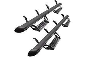 Running Boards Compatible with 2024-2025 Toyota Tacoma Double Cab Crew Cab with 4 Full-Size Door (Driver and Passenger Side),