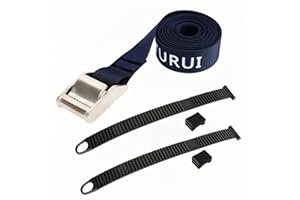 SYDSZ for Suitable roof Bike Rack for Thule 591 561 Accessories Wheel Strap 34358 with Buffer pad 51231 with Stainless Steel Buckle Reinforcement RimProtector Replacement Ratchet Strap