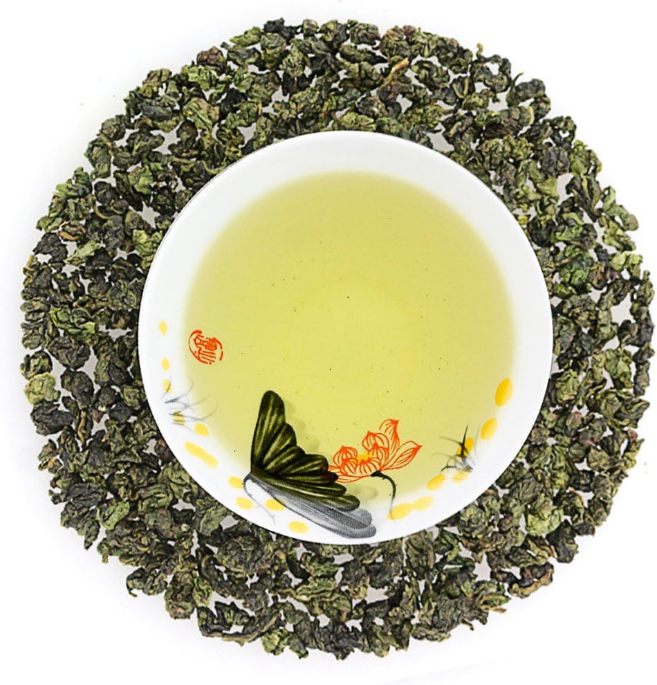COLORFULTEA - 150g (5.3 oz) - Taiwanese Oolong Tea - Dong Ding Oolong Tea / Dongding Wulong / Tung Ting Oolong / Tungting Wu Long - Supreme Organic Taiwan Alishan High Moutain Oolong Tea