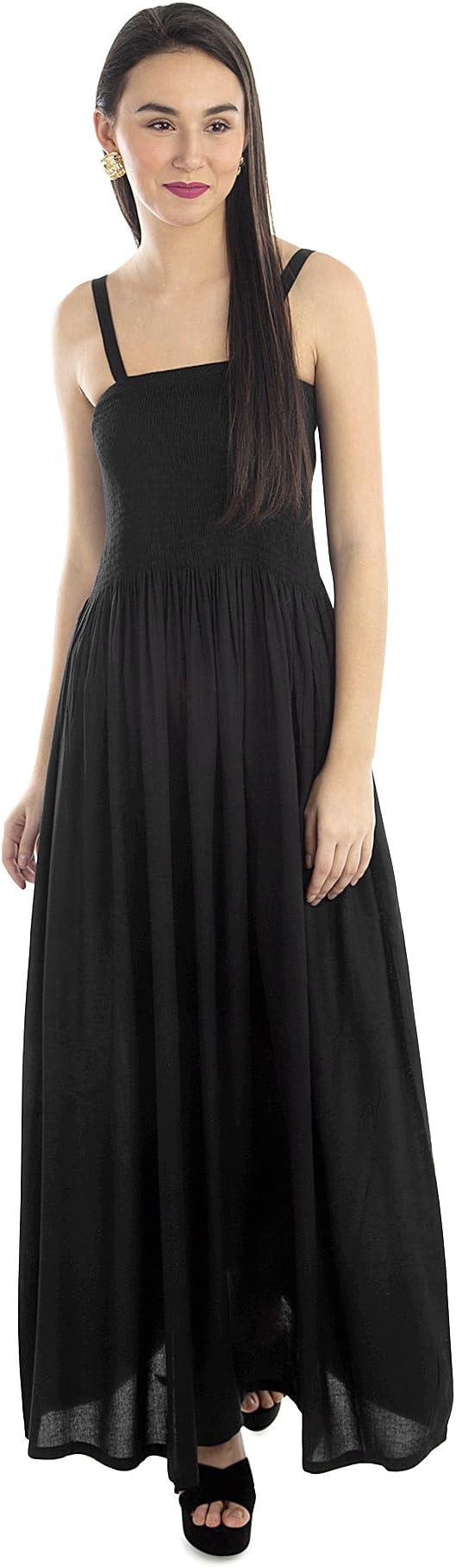 PATRORNA Women's Embroidered Bodice Sheath Prom Dresses in Midnight Black (F10A057BL)