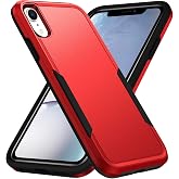 Hsefo Compatible with iPhone XR Case, Heavy Duty Protection Shockproof Dropproof Dustproof Anti-Scratch Phone Case Cover for xr -Red