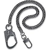 Ahiller Wallet Chain, 25''Heavy Biker Wallet Chain for Men, Anti Lost Keychain,Belt Chain,Pocket Jean Chain for Keys
