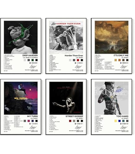Amazon.com: Lil baby Album Cover Signed Limited Poster Print