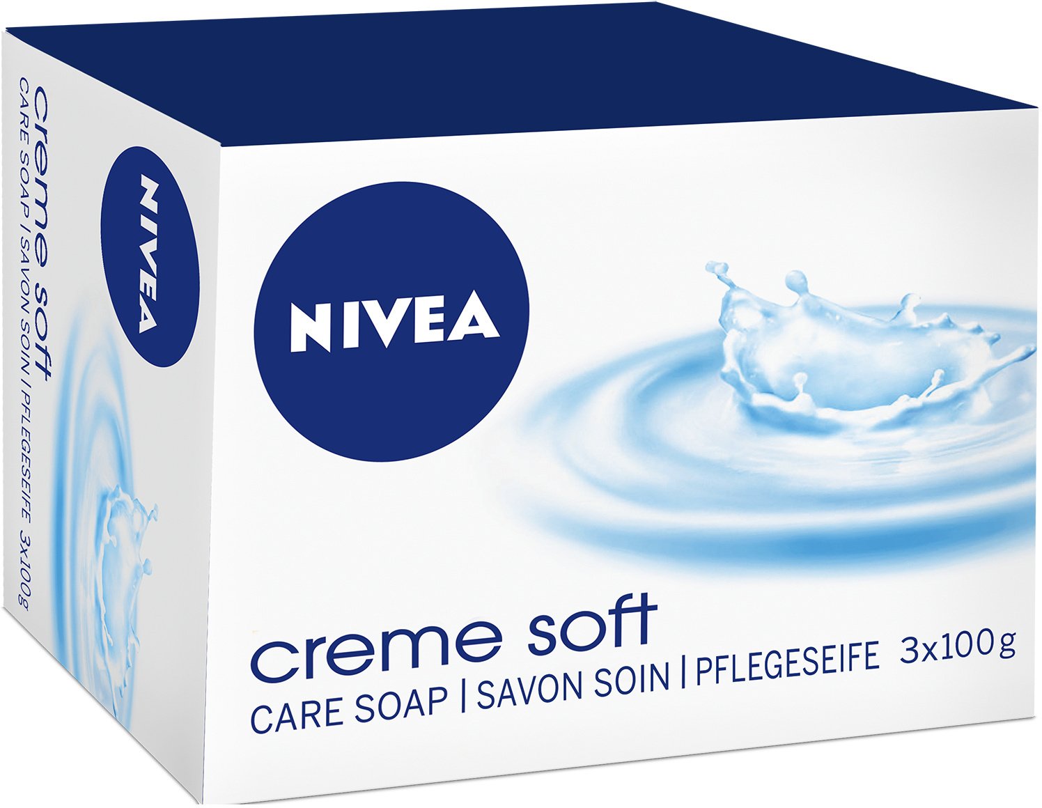 NIVEA soap in Pickup Creme Soft,100 g (Pack of 3)