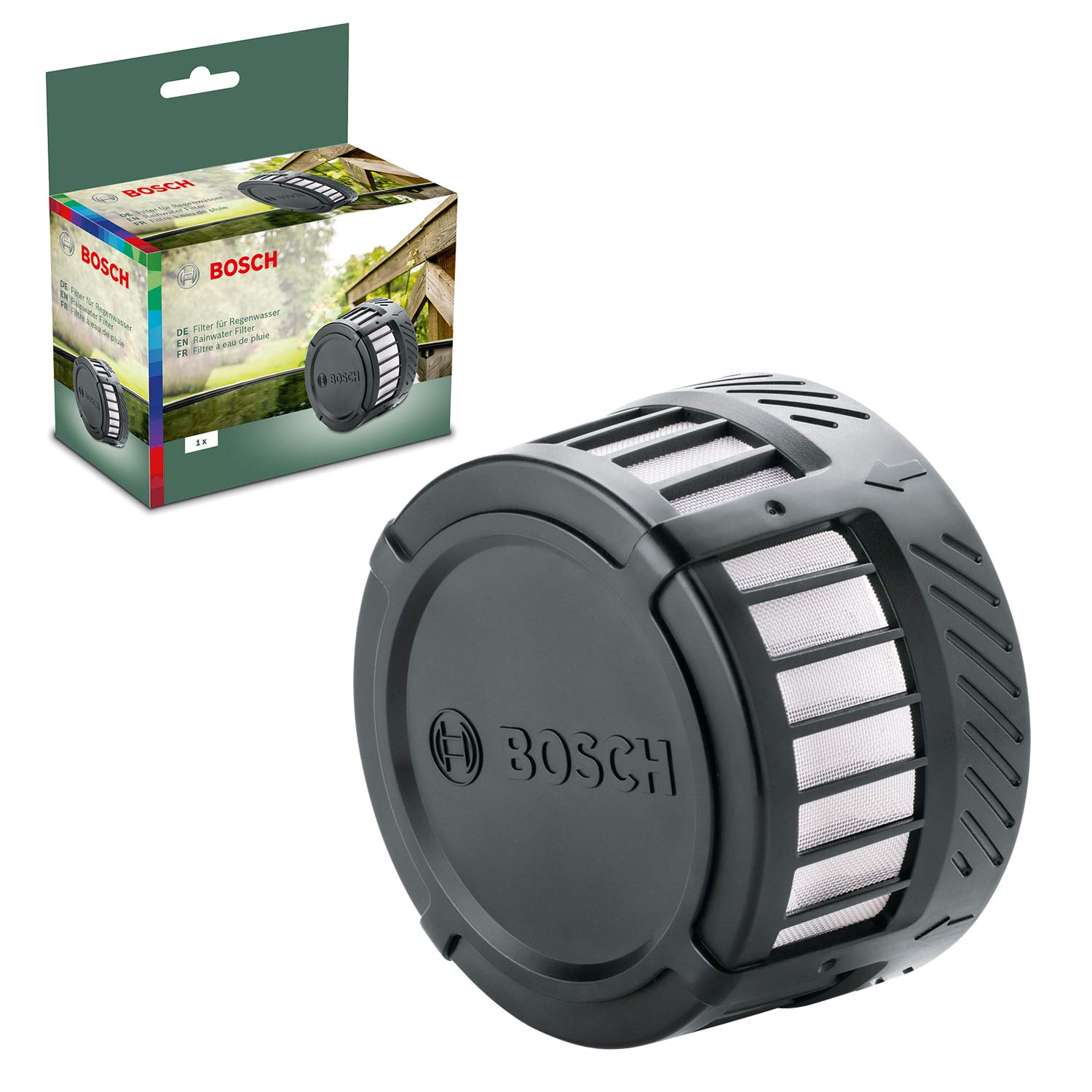 Bosch Filter for Water pump (Attachment for GardenPump 18, Rainwater filter, 18 Volt system, in Carton)