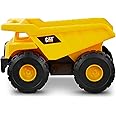 CAT Construction Toys, 15" Dump Truck Toy, Ages 2+, Sturdy Plastic, No Batteries Required, CAT Construction Tough Rigs Series