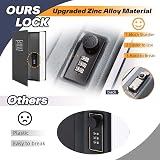 Ohuhu Book Safe with Combination Lock Black Portable Diversion Money Box Secret view 2