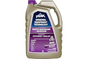 PEAK OET Extended Life Purple 50/50 Prediluted Antifreeze and Coolant for North American Vehicles, Long-Lasting Premium Engine Coolant/Antifreeze with Organic Acid Techology (Oat), 1 Gal.