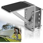 JUGGHOME Boat Trailer Steps,Heavy-Duty Steel Trailer Step,Boat Trailer Tongue Steps,Bass Boat Trailer Steps,Suitable for 3 x 6 inches Trailer Frame, Holds up to 300 LBS