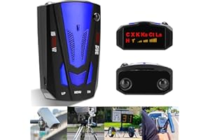 Car Radar Detector, 2023 Newest Driving Aids with Voice Speed Prompt, 360-degree Detection, Real-Time Speed Alarm with Urban/