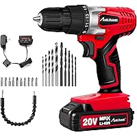 AVID POWER Cordless Drill Set, 20V MAX Electric Battery Power Drill/Driver Kit with Battery and Charger, 3/8-Inch Keyless Chu