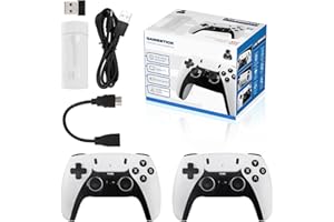 VGBUS Retro Game Console,Retro Play Game Stick,Nostalgia Stick Game,Plug and Play Video Game Stick Built in 20000+ Games,Consoles with Dual 2.4G Wireless Controllers (64G)
