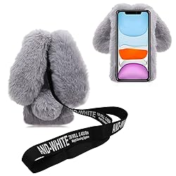 DasKAn 3D Bunny Ears Plush Case for iPhone 5 / 5S