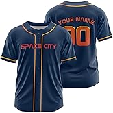 Custom Baseball Jersey - Personalized Name & Number | City Connect Shirts for Men, Women & Kids | Sports Team Uniforms