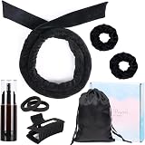 AliLeader Heatless Curlers Headband Soft Velour No Heat Hair Curlers Overnight