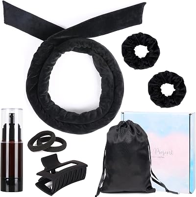 AliLeader Heatless Curlers Headband Soft Velour No Heat Hair Curlers Overnight