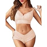 Avidlove Sexy Lingerie Set for Women Lace Bra and Panty Set 2 Piece Lingerie Set Exotic Lingerie Sets