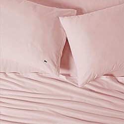 Lacoste 100% Cotton Percale 4-Piece Sheet Set