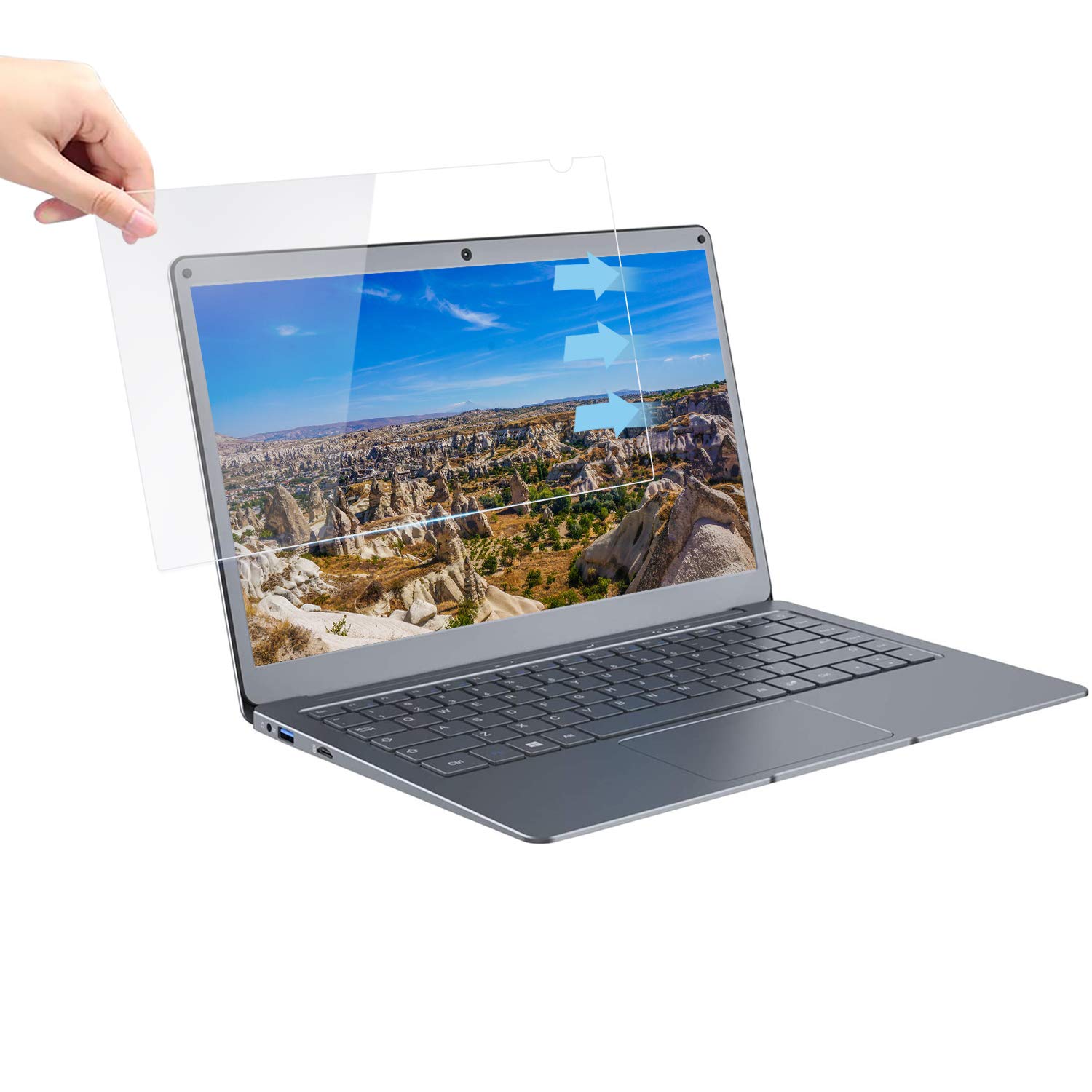 XIMI Anti Blue Light Filter & Protector for Laptop Computer Screen, 14 inch Screen Protector for Eyes,Blue Blocking Anti-Glare Film,Accredited Medical Device