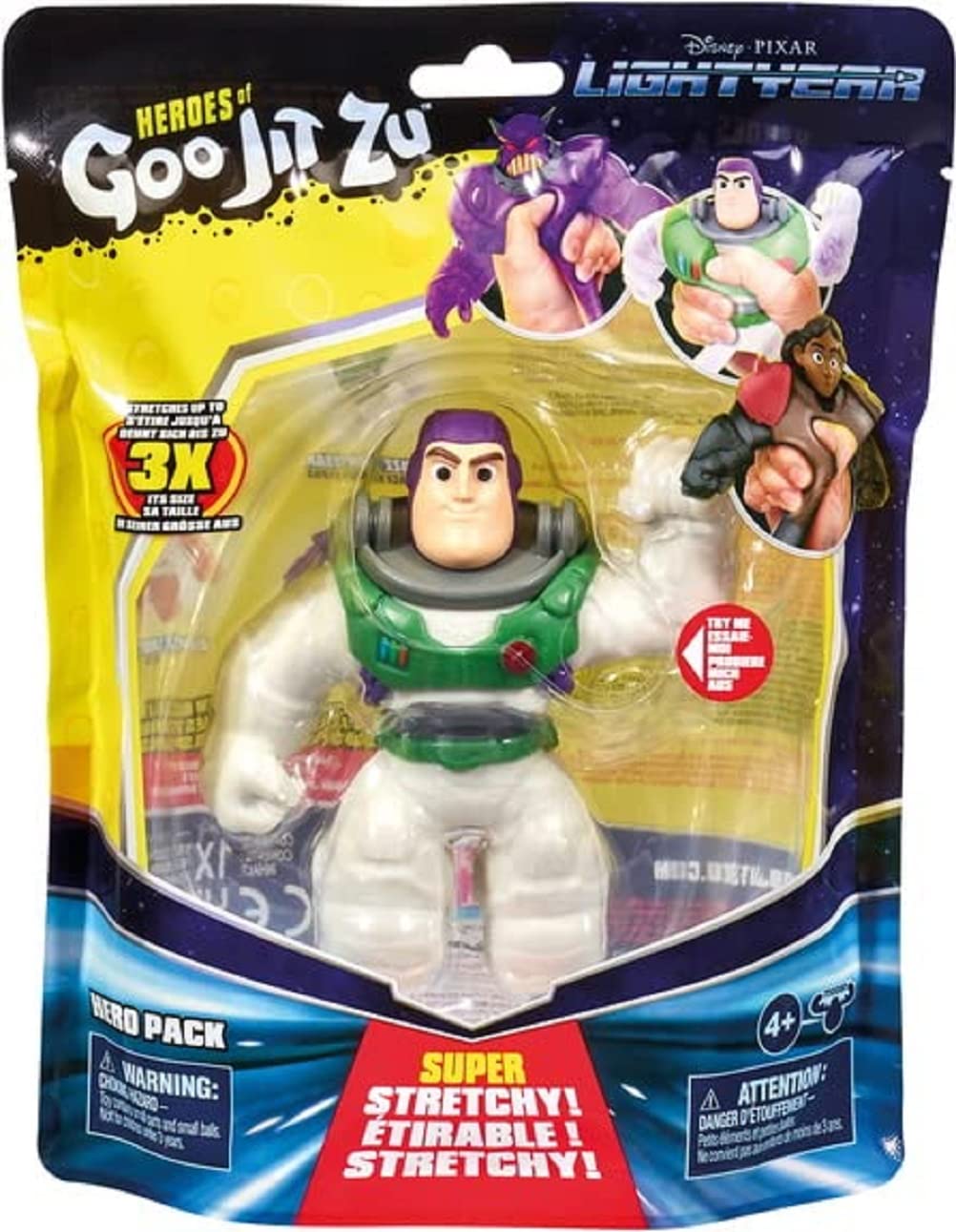 Heroes of Goo Jit Zu Buzz Lightyear Hero Box - Alpha Buzz - Hero Soft, Slimy, Elastic 41430 Multi-Coloured