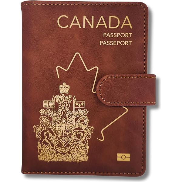 FuninCrea Étui Pour Passeport, Portefeuille De Voyage En Cuir Synthétique Avec Plusieurs Emplacements, Portefeuille Fin Avec Motif Doré Pour Passeport, Cartes De Visite, Cartes De Crédit, Cartes
