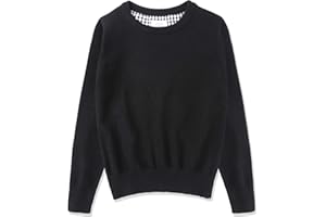 CUNYI Boys' Cotton Knit Sweater Long Sleeve Crew Neck Pullover