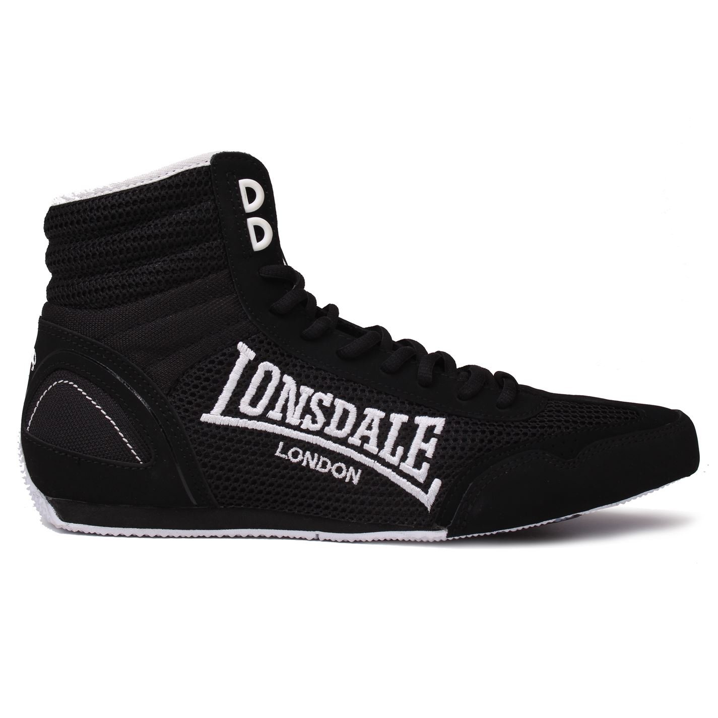 LonsdaleMensContenderBoxingBootsMidCutFullLaceupLightweight