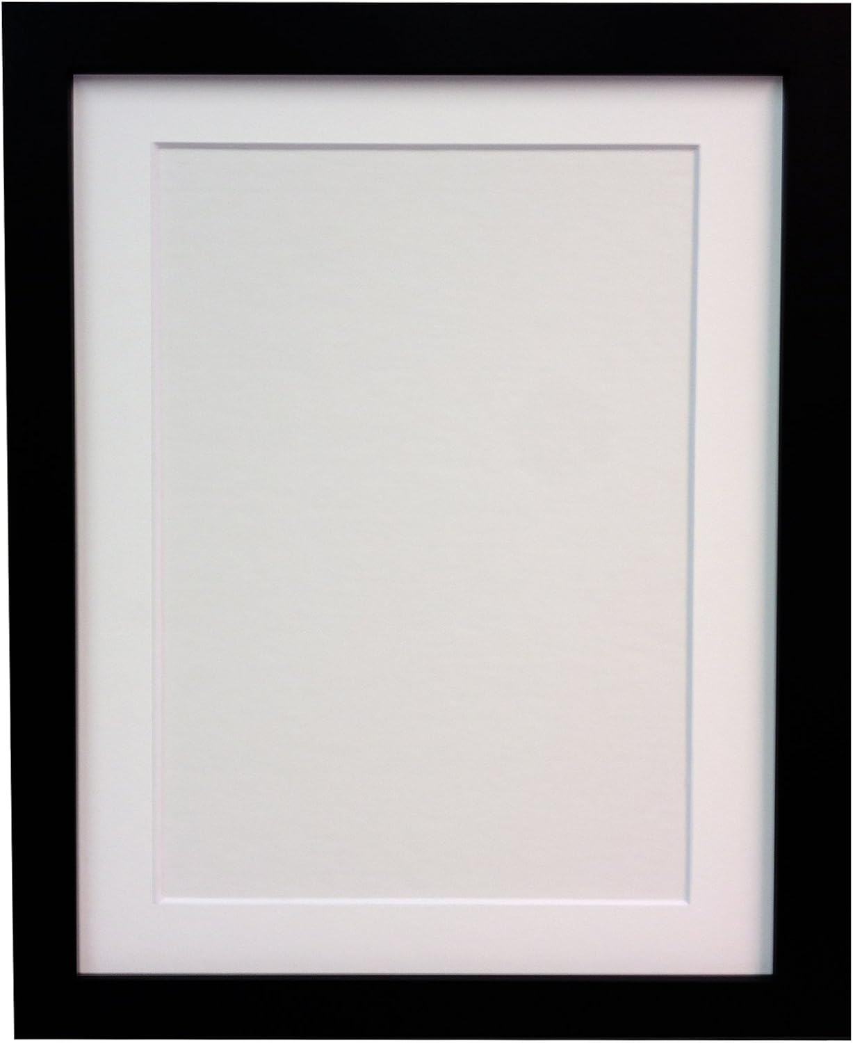 Frames by post h7 bilderrahmen mit wei em passepartout breite 25 mm 