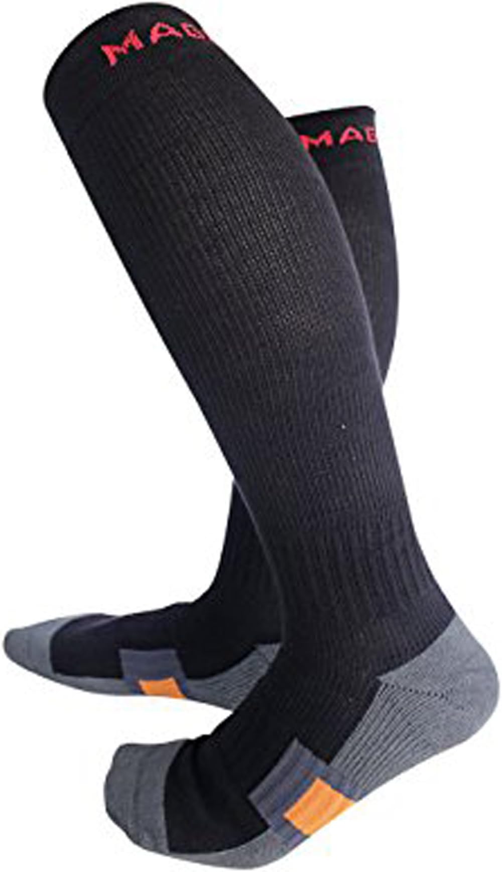 Premium Compression Socks, Reinforced Ankle and Arch Support, Pressure dispersing heal, Enhanced Stability of Ankles, Ideal for Running, Cycling, Hiking, Flight Travel and Much More
