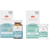 Uqora Defend & Promote - Urinary & Vaginal Health Supplement Bundle for Daily Support - Supports Vaginal Health, Bladder Wall Integrity & Cleanses Biofilm** - Easy to Consume - One-Month Supply