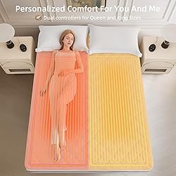 Bwarm Premium Quilted Heated Mattress Pad Cal King