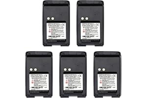 DDONG PLUS (5PCS) BPR40 Battery PMNN4075 PMNN4071A [Upgraded] for Motorola Mag One BPR40 Mag One A8 Mag One A6 PMNN4071AR PMNN4071AC PMNN4071 PMNN4075AR Battery