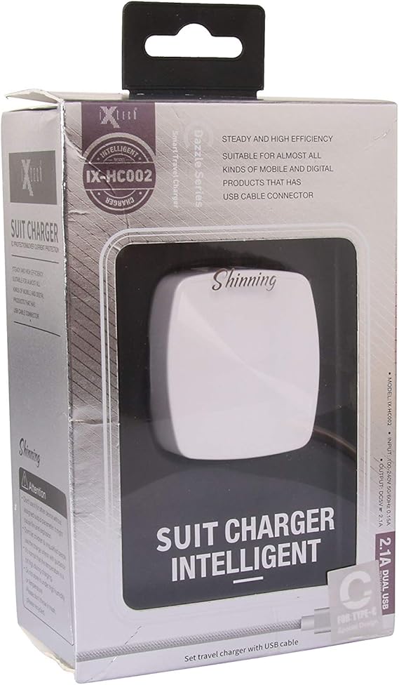 Amazon Com I Xtech Cargador Usb Tipo C De Carga Rapida 2 1 A