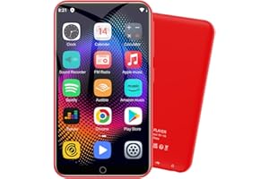 ZAQE MP3 Player with Bluetooth and WiFi, 80GB Storage& Android OS, 4" Touch Screen Spotify Music&Video Player, Built-in Speaker, FM Radio, MP4 Player for Kids