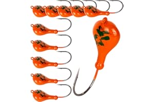 UNCLE MO'S SALTWATER TACKLE UMT Tog Jig Head (3/4 oz - 2 oz) 1, 5, 10 Pack Options - Equipped with 2X Strong Hook - for Sheepshead, Blackfish, Porgy, Grouper & Snapper