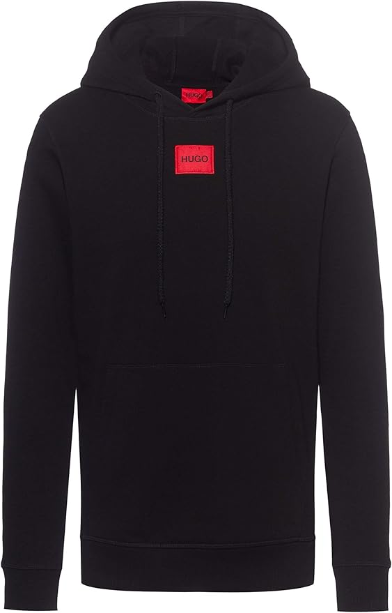 HUGO Mens Daratschi212 Regularfit hoodie in French terry with logo