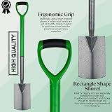 Easy Shopping Spade Fork Set Garden Rake Hoe Head Handled 2 pc view 8