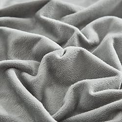 Cottonight Gray Velvet Comforter Set Queen Plush