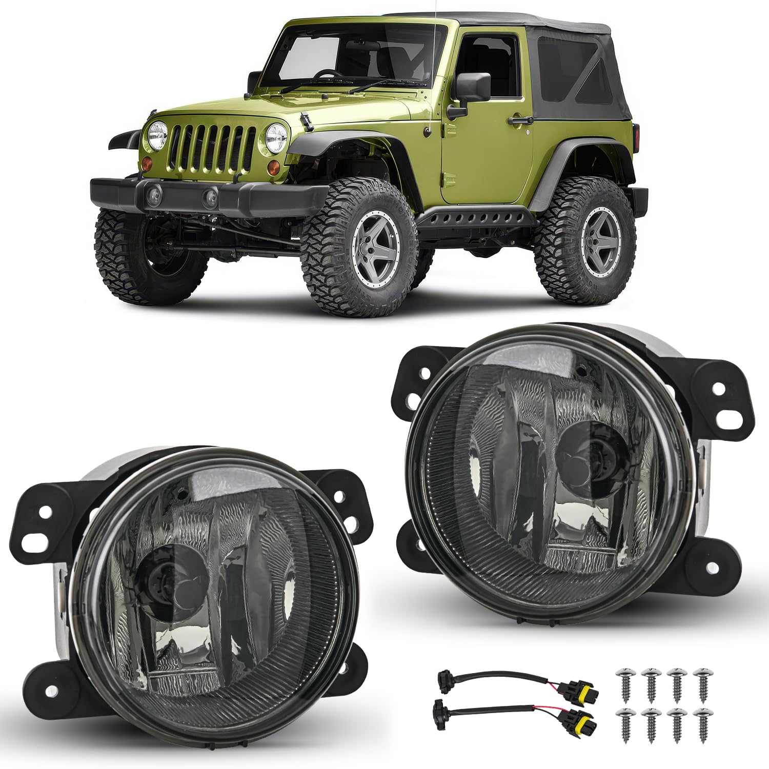 Nilight Fog Lights Assembly Compatible with 2007