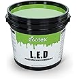 Ecotex® L E D Green Screen Printing Emulsion (Pint - 16oz.) Pre - Sensitized Photo Emulsion for Silk Screens, Textiles, and Fabric - for Screen Printing Plastisol Ink, Screen Printing Supplies
