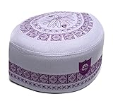 Alwee ALW009 Muslim Kufi Hat Prayer Cap Headware