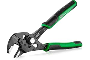 SK 6-Inch Pliers Wrench, Premium CR-V Construction, Smooth Parallel Jaws with Comfortable Grips