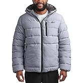 Reebok Mens Winter Jacket - Heavyweight Sherpa Lined Puffer Parka Mens Winter Coat - Insulated Quilted Ski Jacket for Men