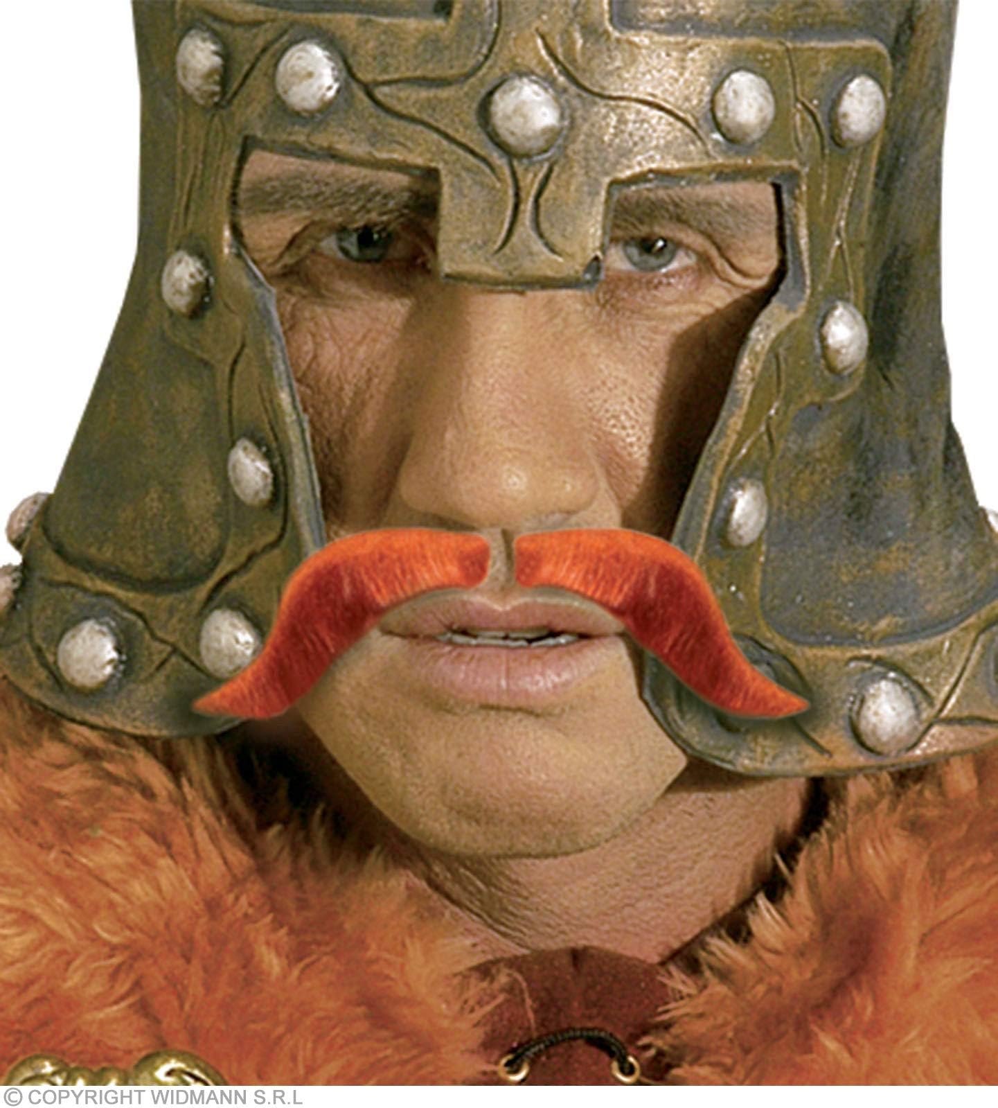 Viking Tash - Red Disguise Novelty Fake False Moustaches Beards Sideburns etc for Fancy Dress Accessory
