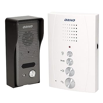 Orno ELUVIO Sprechanlage 1 Familienhaus 4-Draht, Volume Regler, Frteisprecheinrichtung und Torsteuerung