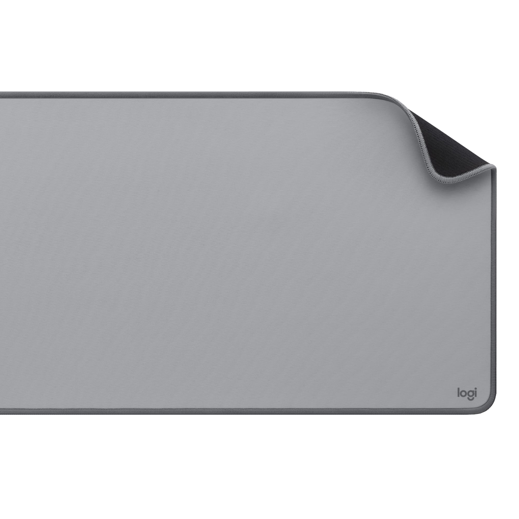 Logitech Desk Mat - Studio Series, Multifunktionale große Unterlage, Erweiterte Mausmatte, Anti-Rutsch-Gummiboden, Spritzwassergeschützt, Langlebig - Grau 8