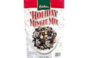 KRAZYNUTS Barton's Holiday Mingle Snack Mix, 24 oz Bundle Single Bag