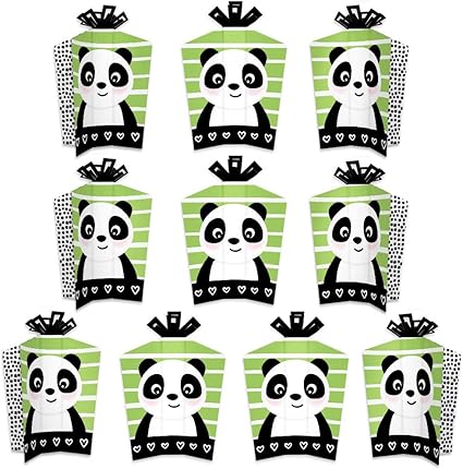 Amazon Com Big Dot Of Happiness Party Like A Panda Bear Table